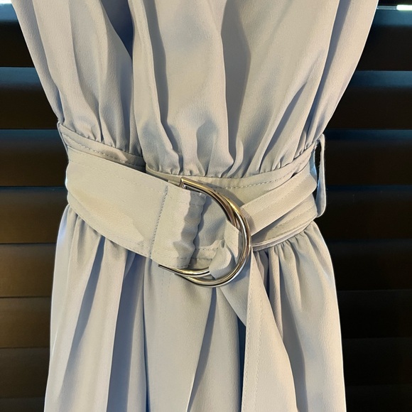 Derek Lam 10 Crosby ‘Celeste Wrap Dress’ Powder Blue Maxi Dress w/Cutout. Size 4 - Picture 6 of 7